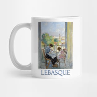 Madame Lebasque and Her Daughter Sewing by Henri Lebasque Mug